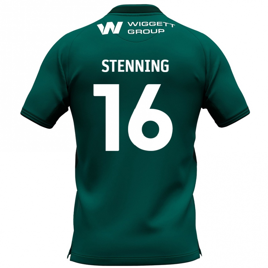 Kids Football Ellie Stenning #16 Green Away Jersey 2024/25 T-Shirt Australia