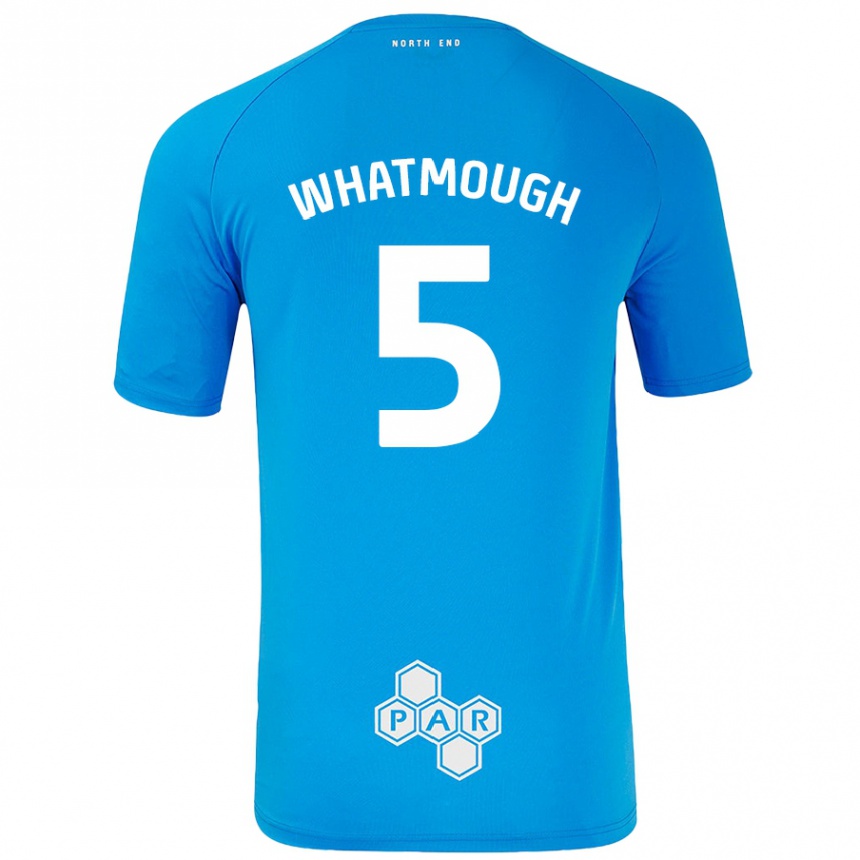 Kids Football Jack Whatmough #5 Sky Blue Away Jersey 2024/25 T-Shirt Australia