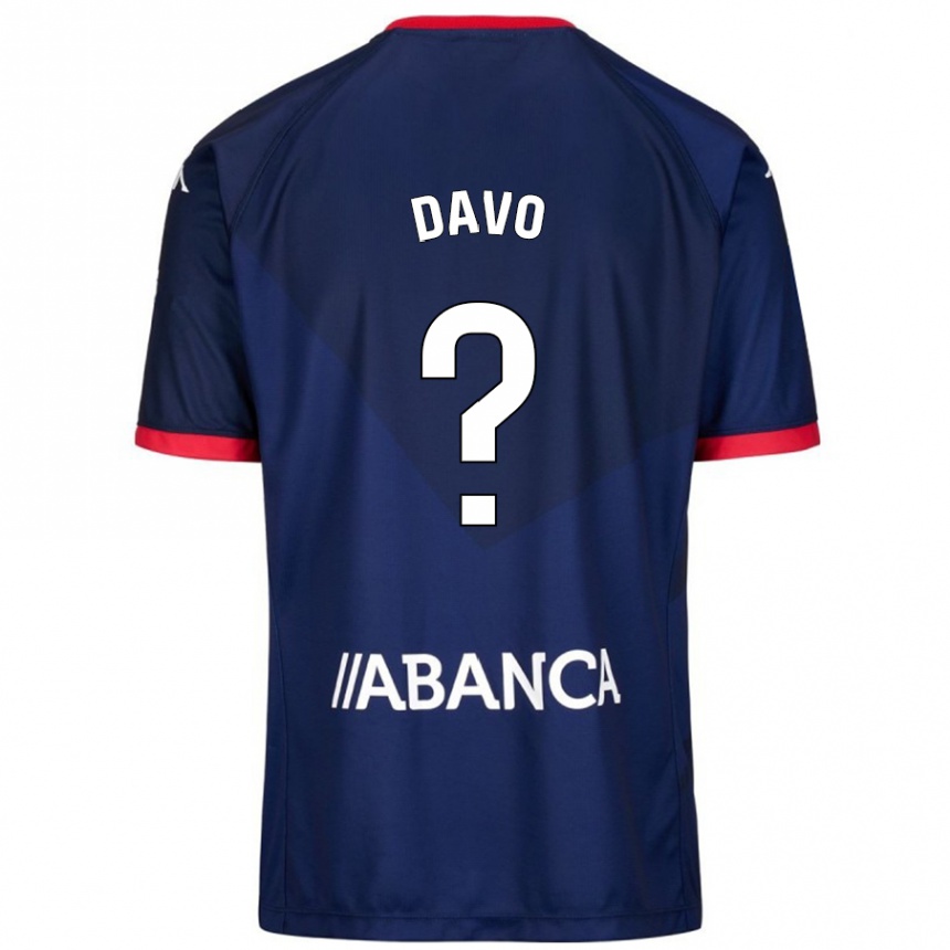 Kids Football Davo #11 Navy Blue Away Jersey 2024/25 T-Shirt Australia