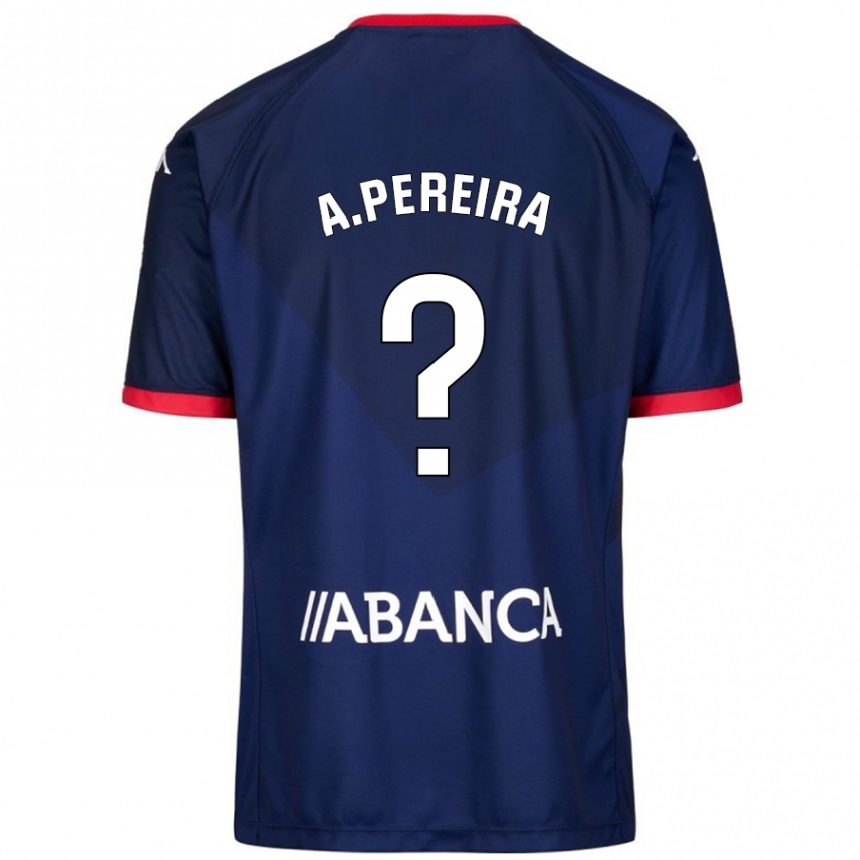 Kids Football Alejandro Pereira #0 Navy Blue Away Jersey 2024/25 T-Shirt Australia