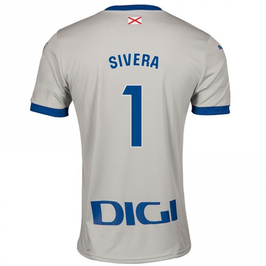 Kids Football Antonio Sivera #1 Light Gray Away Jersey 2024/25 T-Shirt Australia