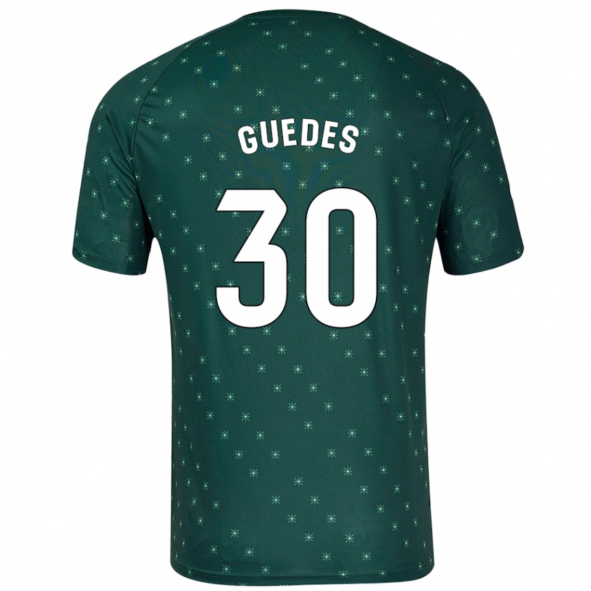 Kids Football Gui Guedes #30 Dark Green Away Jersey 2024/25 T-Shirt Australia