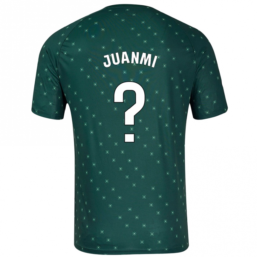 Kids Football Juanmi García #0 Dark Green Away Jersey 2024/25 T-Shirt Australia