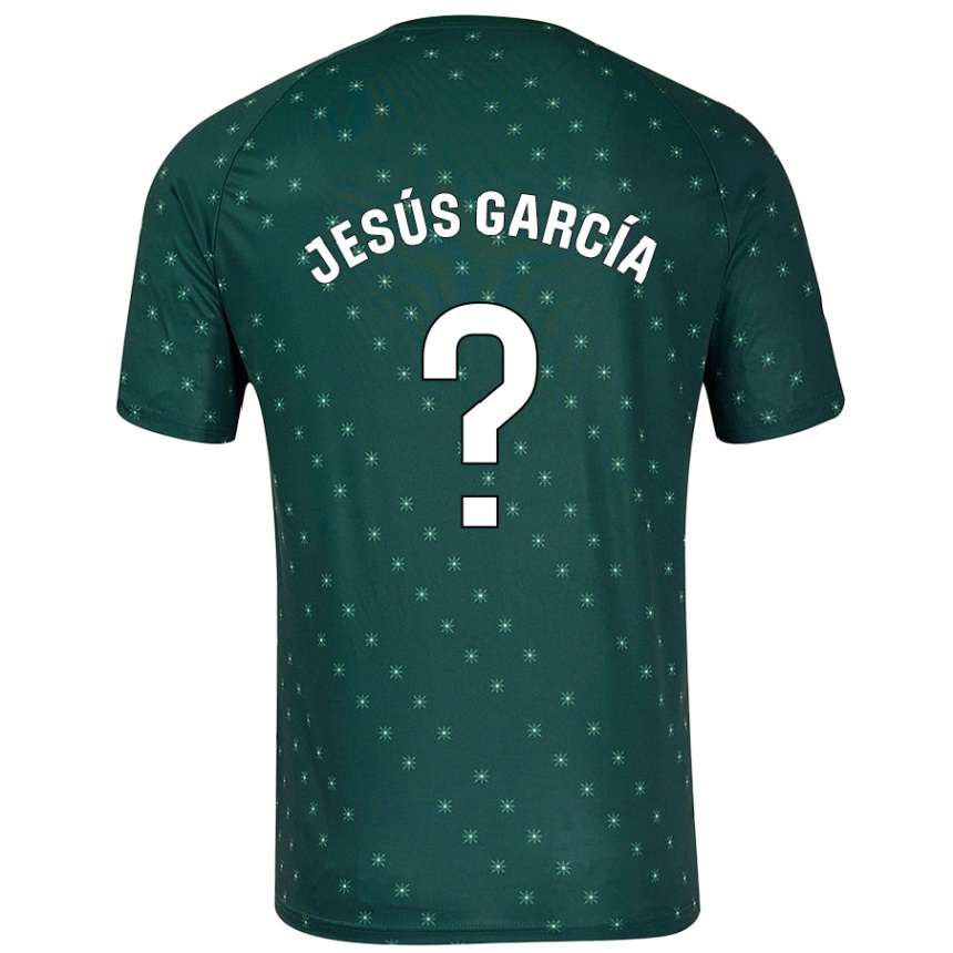 Kids Football Jesús García #0 Dark Green Away Jersey 2024/25 T-Shirt Australia