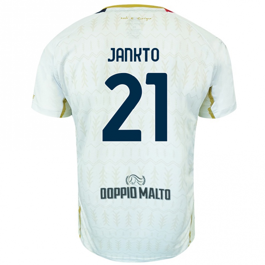 Kids Football Jakub Jankto #21 White Away Jersey 2024/25 T-Shirt Australia