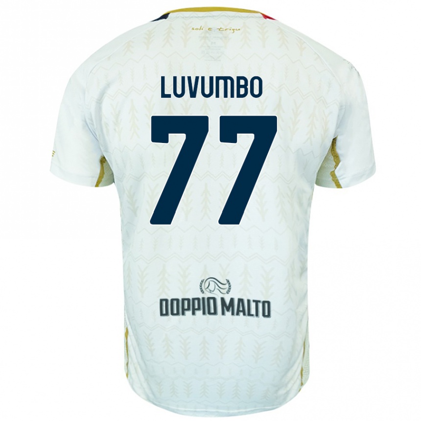 Kids Football Zito Luvumbo #77 White Away Jersey 2024/25 T-Shirt Australia