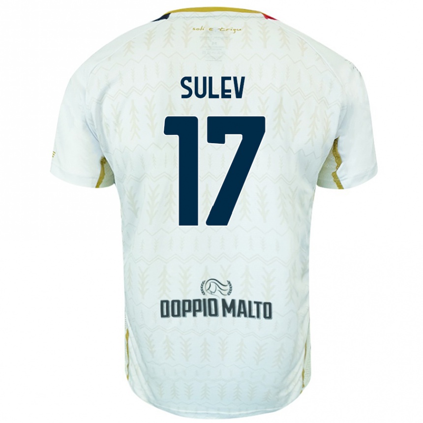 Kids Football Ivan Sulev #17 White Away Jersey 2024/25 T-Shirt Australia