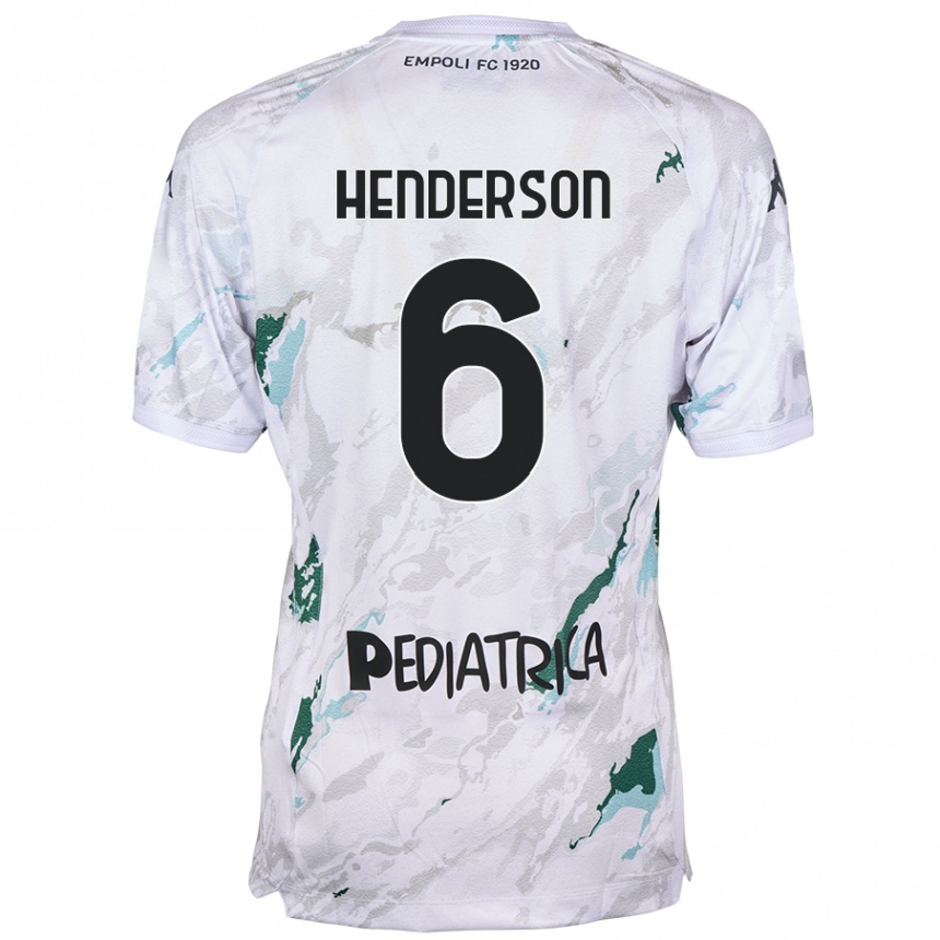 Kids Football Liam Henderson #6 Grey Away Jersey 2024/25 T-Shirt Australia