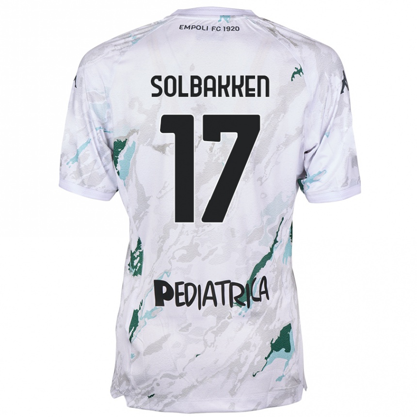 Kids Football Ola Solbakken #17 Grey Away Jersey 2024/25 T-Shirt Australia