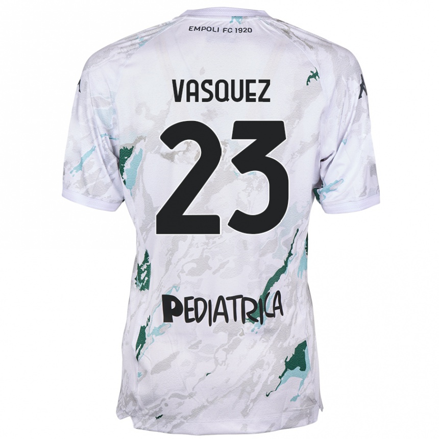 Kids Football Devis Vásquez #23 Grey Away Jersey 2024/25 T-Shirt Australia