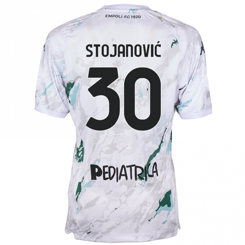 Kids Football Petar Stojanović #30 Grey Away Jersey 2024/25 T-Shirt Australia