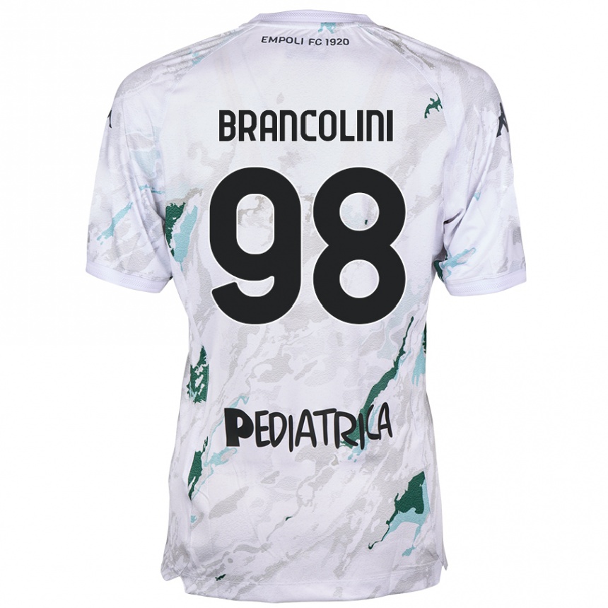 Kids Football Federico Brancolini #98 Grey Away Jersey 2024/25 T-Shirt Australia