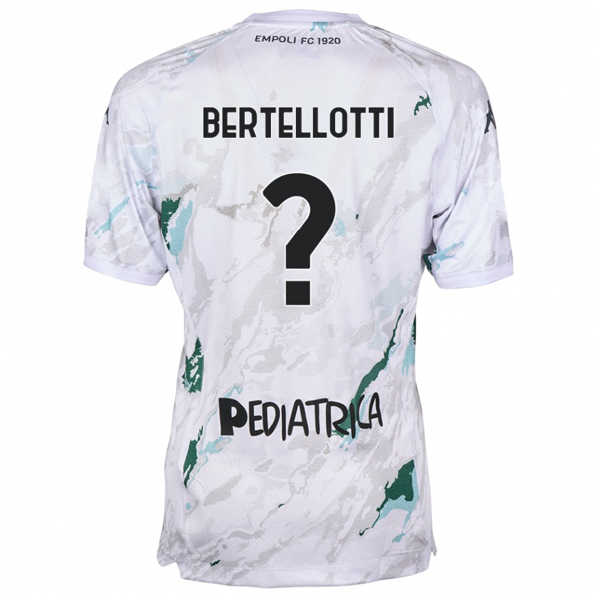 Kids Football Giacomo Bertellotti #0 Grey Away Jersey 2024/25 T-Shirt Australia