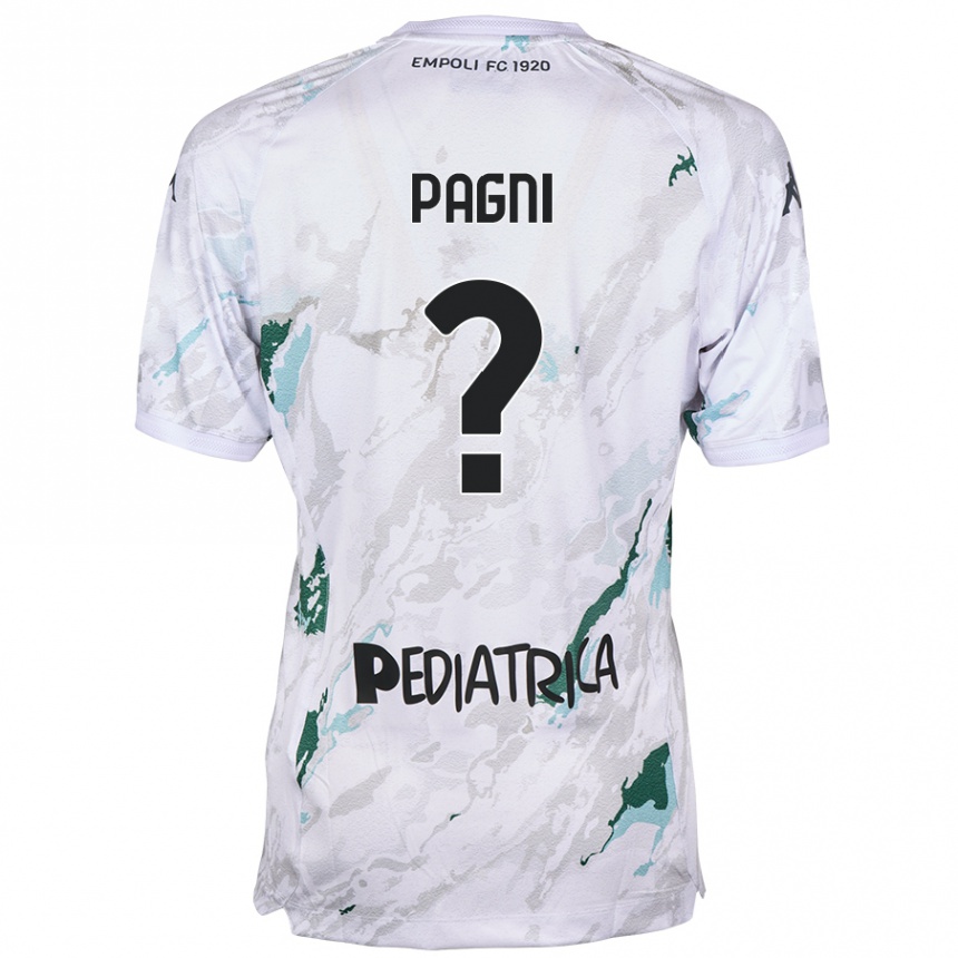 Kids Football Niccolò Pagni #0 Grey Away Jersey 2024/25 T-Shirt Australia