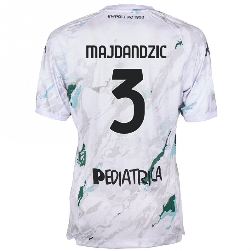 Kids Football Patrik Majdandzic #3 Grey Away Jersey 2024/25 T-Shirt Australia