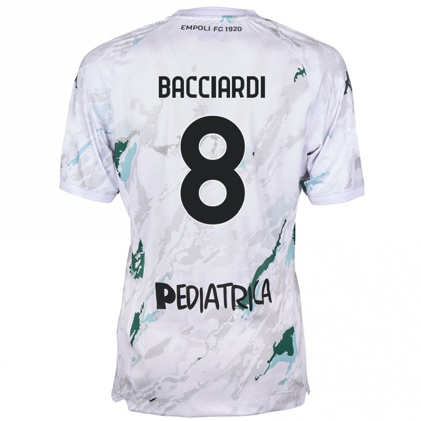 Kids Football Andrea Bacciardi #8 Grey Away Jersey 2024/25 T-Shirt Australia