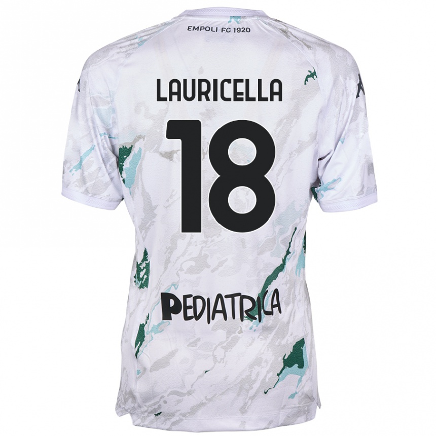 Kids Football Giovanni Lauricella #18 Grey Away Jersey 2024/25 T-Shirt Australia