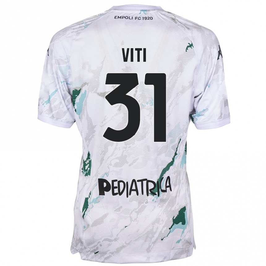 Kids Football Vittorio Viti #31 Grey Away Jersey 2024/25 T-Shirt Australia