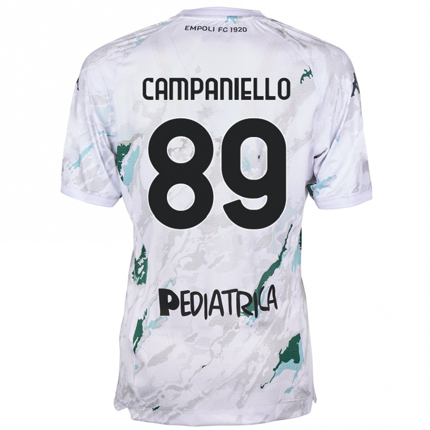 Kids Football Thomas Campaniello #89 Grey Away Jersey 2024/25 T-Shirt Australia