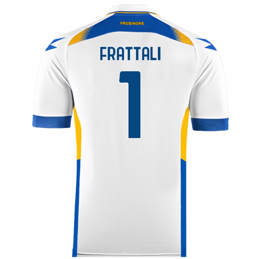 Kids Football Pierluigi Frattali #1 White Away Jersey 2024/25 T-Shirt Australia