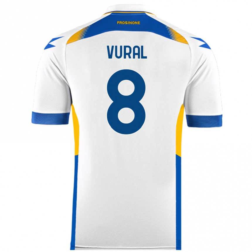 Kids Football İsak Vural #8 White Away Jersey 2024/25 T-Shirt Australia