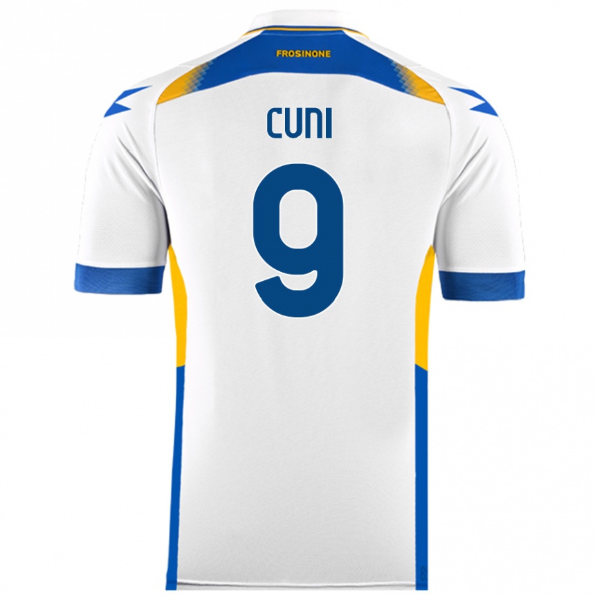 Kids Football Marvin Cuni #9 White Away Jersey 2024/25 T-Shirt Australia