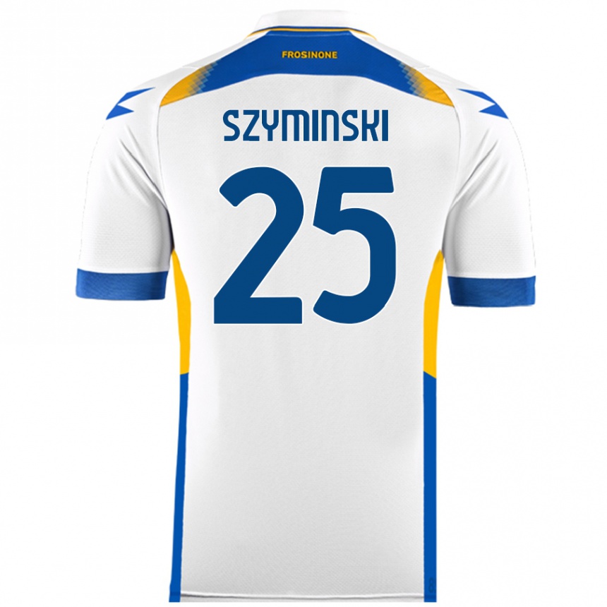 Kids Football Przemyslaw Szyminski #25 White Away Jersey 2024/25 T-Shirt Australia