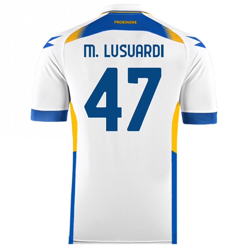 Kids Football Mateus Lusuardi #47 White Away Jersey 2024/25 T-Shirt Australia