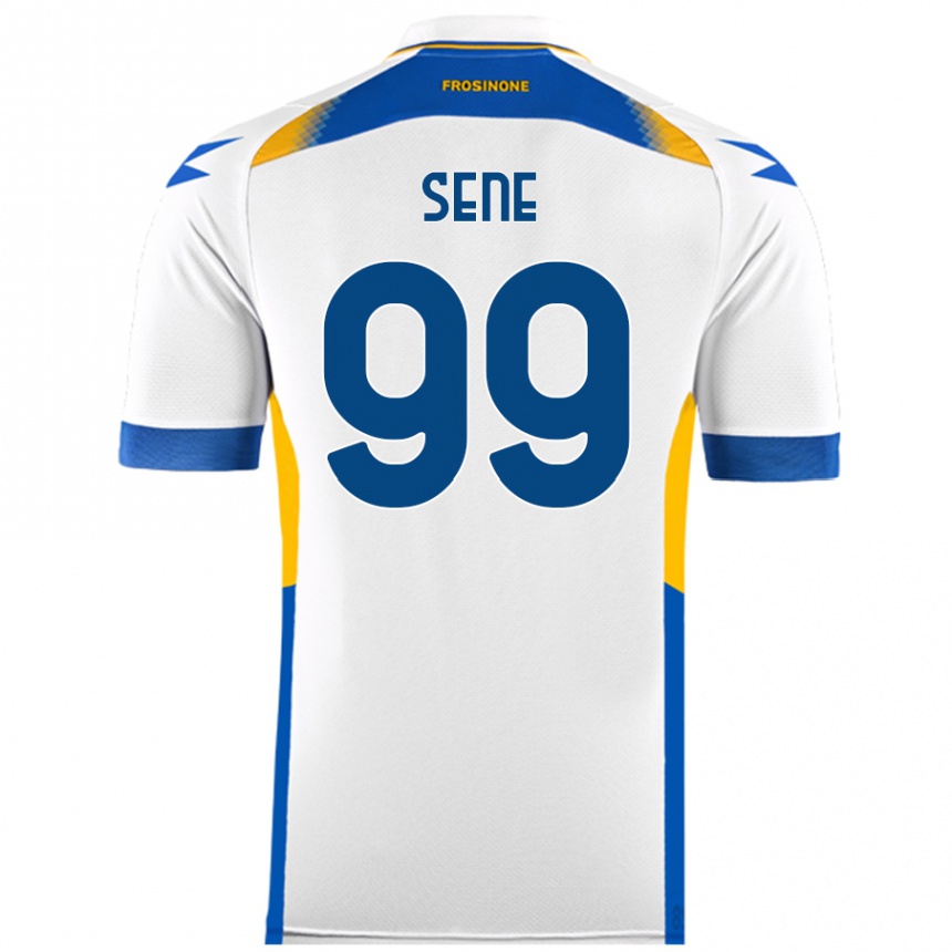 Kids Football Fallou Sene #99 White Away Jersey 2024/25 T-Shirt Australia