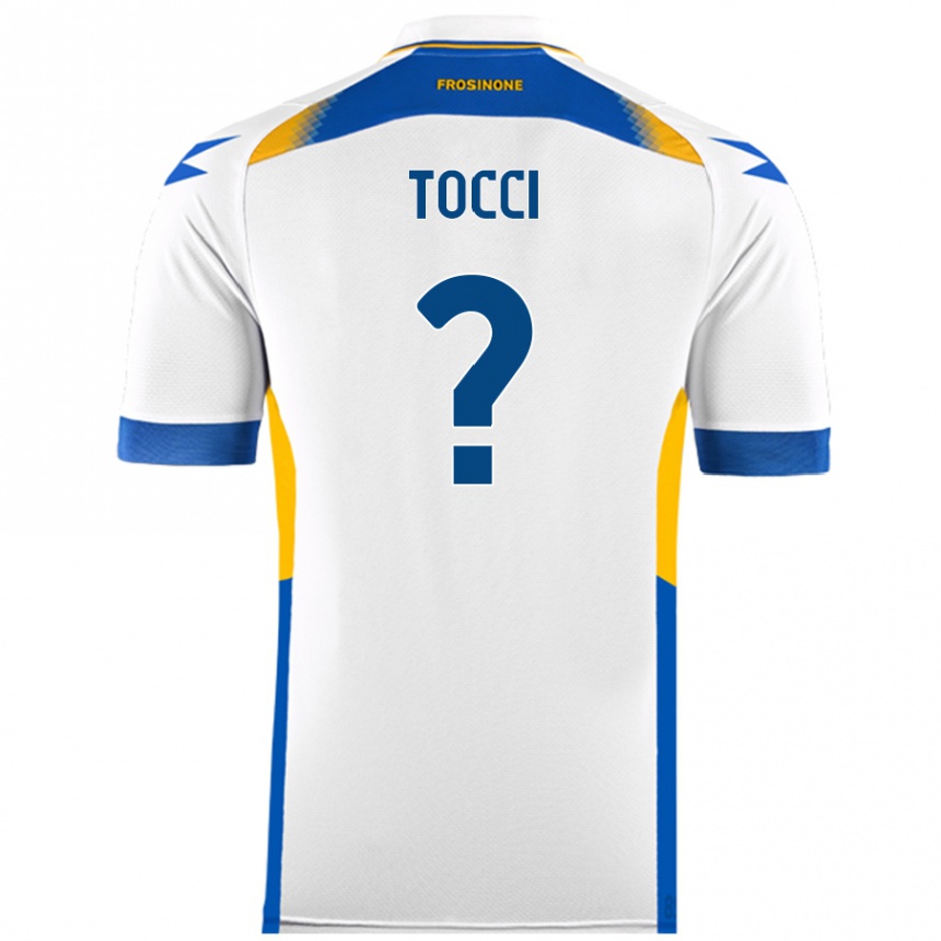 Kids Football Federico Tocci #0 White Away Jersey 2024/25 T-Shirt Australia