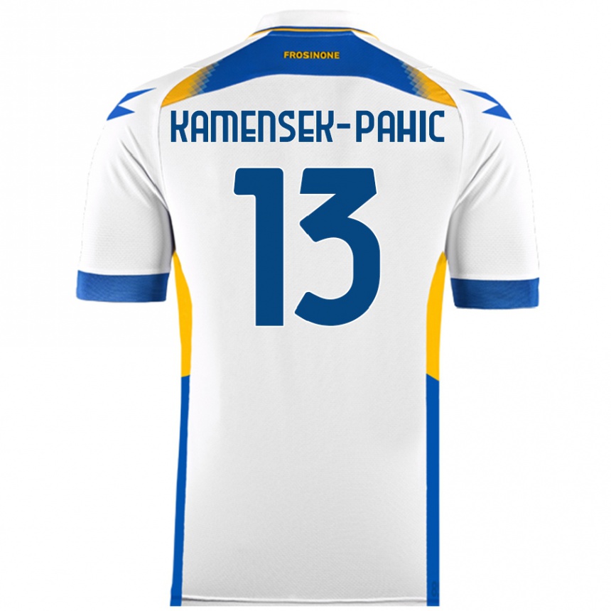 Kids Football Matjaz Kamensek-Pahic #13 White Away Jersey 2024/25 T-Shirt Australia