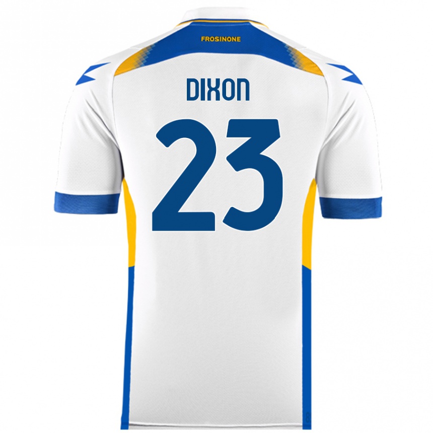 Kids Football Damar Dixon #23 White Away Jersey 2024/25 T-Shirt Australia