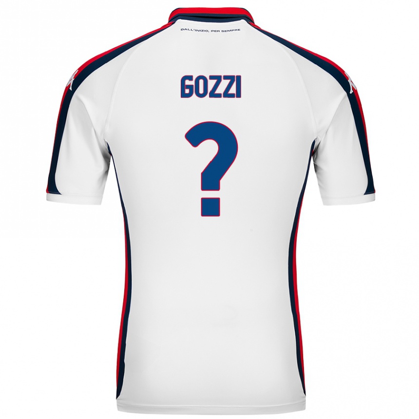 Kids Football Paolo Gozzi #0 White Away Jersey 2024/25 T-Shirt Australia