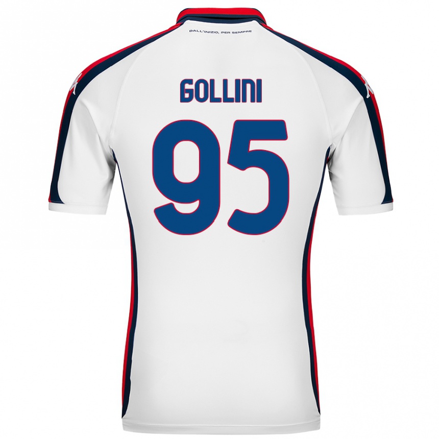 Kids Football Pierluigi Gollini #95 White Away Jersey 2024/25 T-Shirt Australia