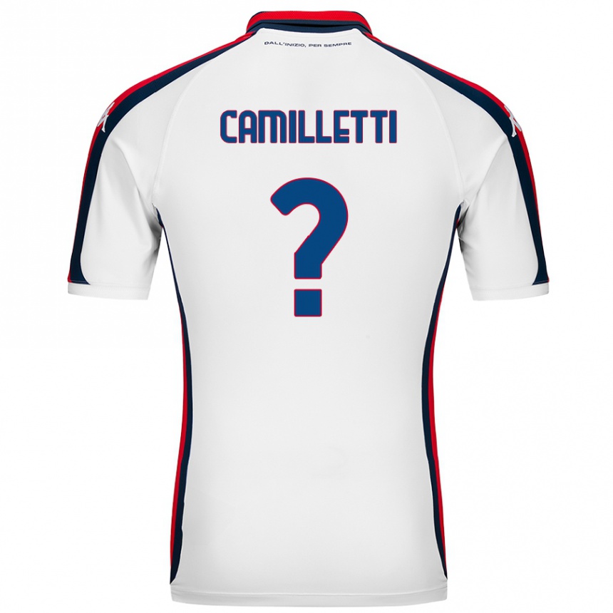 Kids Football Giovanni Camilletti #0 White Away Jersey 2024/25 T-Shirt Australia