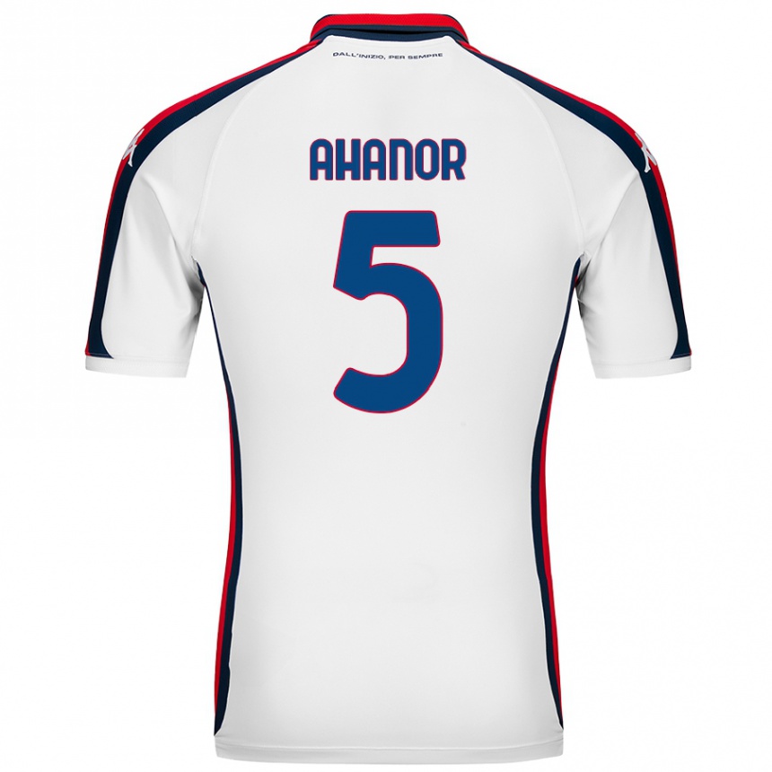 Kids Football Honest Ahanor #5 White Away Jersey 2024/25 T-Shirt Australia