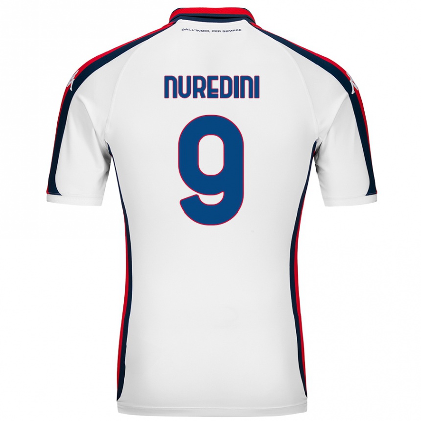 Kids Football Joi Nuredini #9 White Away Jersey 2024/25 T-Shirt Australia