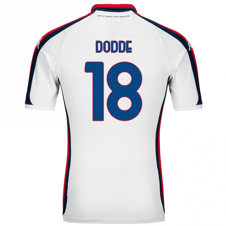 Kids Football Filippo Dodde #18 White Away Jersey 2024/25 T-Shirt Australia