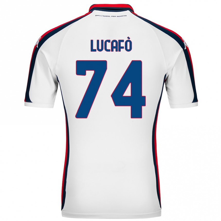 Kids Football Sara Lucafò #74 White Away Jersey 2024/25 T-Shirt Australia