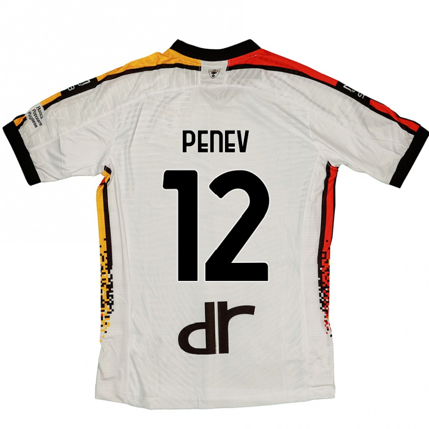 Kids Football Plamen Penev #12 White Black Away Jersey 2024/25 T-Shirt Australia