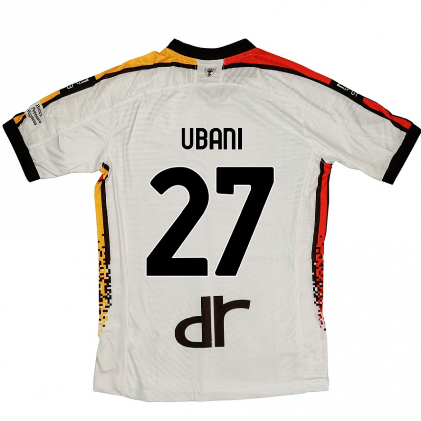 Kids Football Marlon Ubani #27 White Black Away Jersey 2024/25 T-Shirt Australia