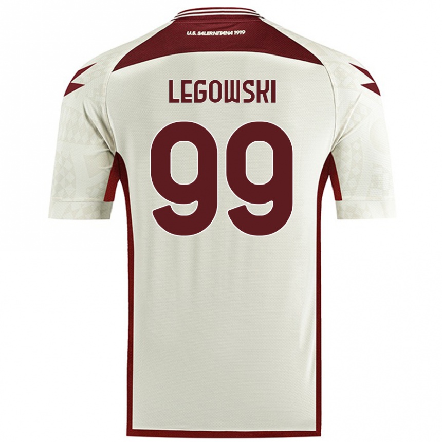 Kids Football Mateusz Legowski #99 Cream Color Away Jersey 2024/25 T-Shirt Australia