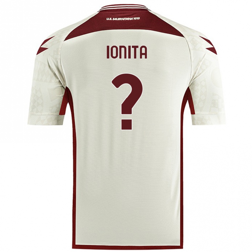 Kids Football Ștefan Ioniță #0 Cream Color Away Jersey 2024/25 T-Shirt Australia