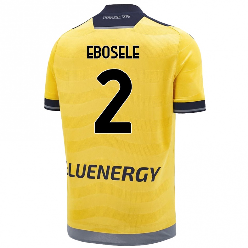 Kids Football Festy Ebosele #2 Golden Away Jersey 2024/25 T-Shirt Australia