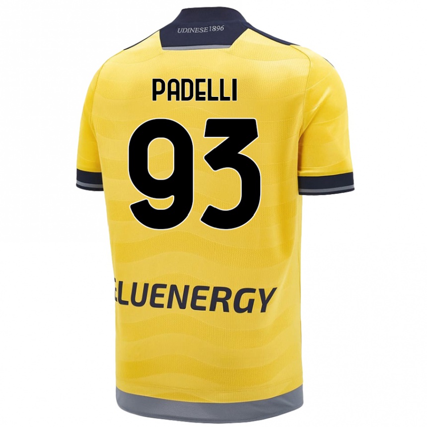 Kids Football Daniele Padelli #93 Golden Away Jersey 2024/25 T-Shirt Australia