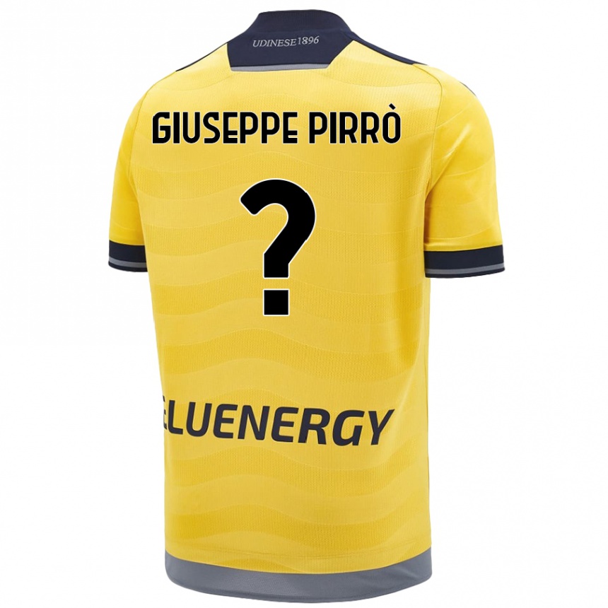 Kids Football Marco Giuseppe Pirrò #0 Golden Away Jersey 2024/25 T-Shirt Australia