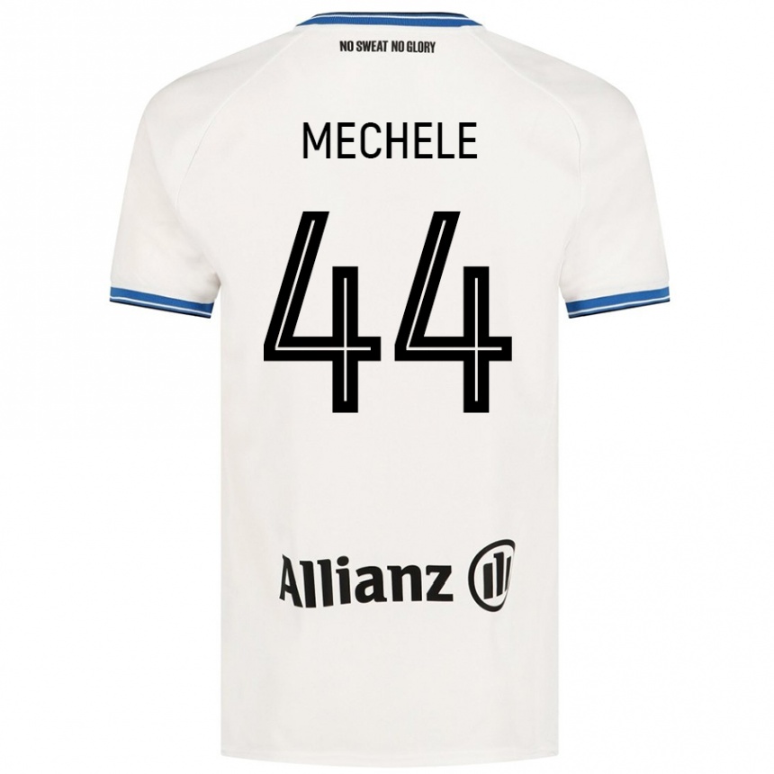 Kids Football Brandon Mechele #44 White Away Jersey 2024/25 T-Shirt Australia