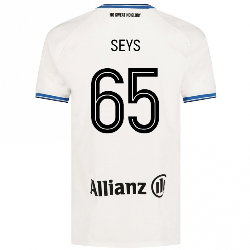 Kids Football Joaquin Seys #65 White Away Jersey 2024/25 T-Shirt Australia