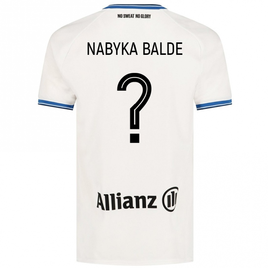 Kids Football Mamadou Nabyka Balde #0 White Away Jersey 2024/25 T-Shirt Australia