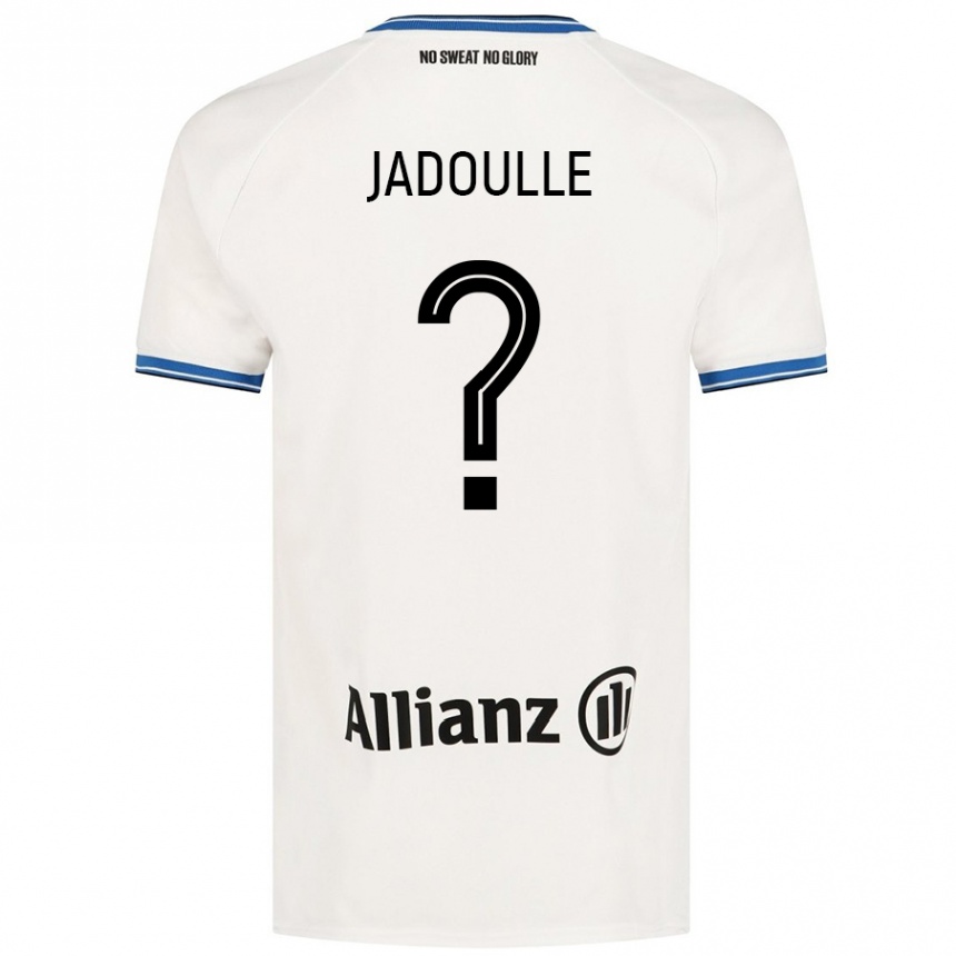 Kids Football Romane Jadoulle #0 White Away Jersey 2024/25 T-Shirt Australia